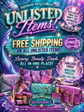 Unlisted Listing With Free Shipping For Live Shows Only.
